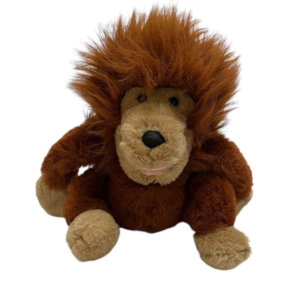 Vintage Mervyns Playful Pals Puppet Brown Monkey Plush 12" 1980's Korea